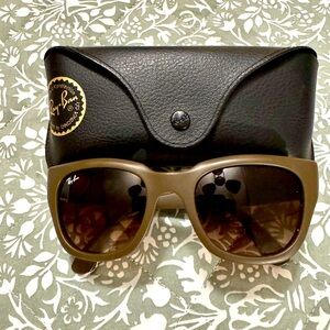 Ray-Ban Tan Sunglasses with Black Case